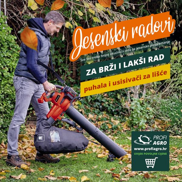 Upoznaj Einhell GE-CL 36/230 Li E puhač lišća - za jesenski nered pod kontrolom Upoznaj Einhell GE-CL 36/230 Li E puhač lišća - za jesenski nered pod kontrolom