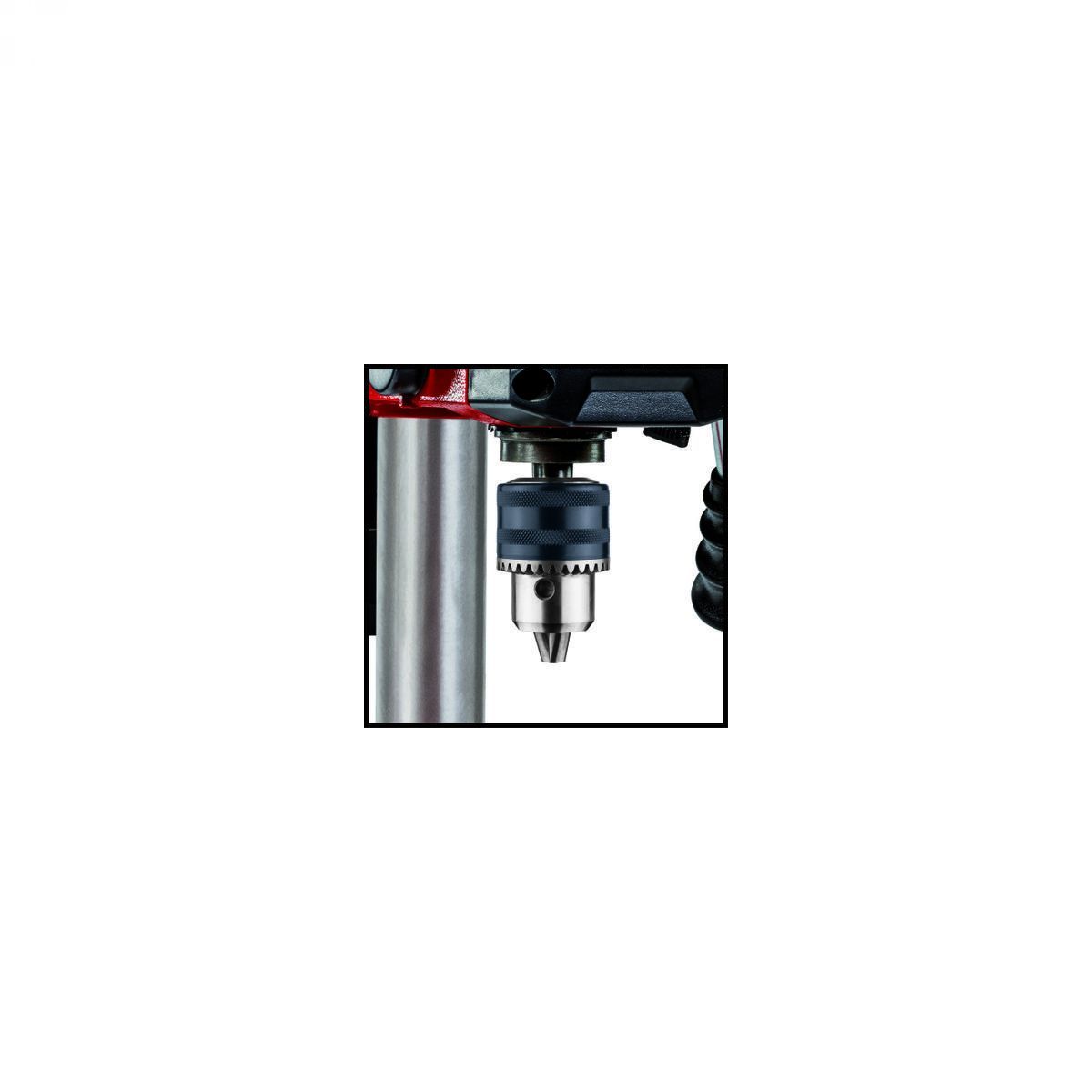 Einhell column drill TC-BD 450 (450 W, up to 2650 rpm, 5-stage, maximum drilling depth 50 mm, drilling depth indicator, adjustable depth stop, tilt/swivel and height-adjustable drill table