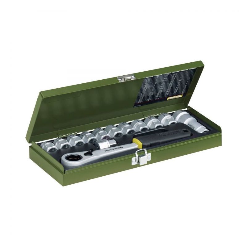Garnitura prolaznih nasadnih ključeva 13 - 27 mm - 14 dijelna PROXXON no 23604 