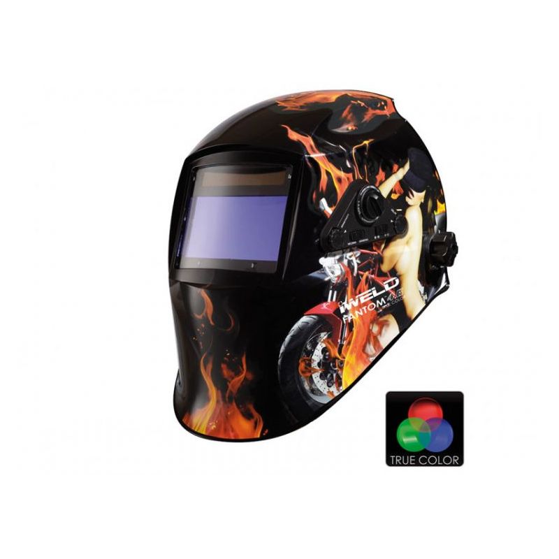 Iweld maska elektronska za zavarivanje FANTOM 4.6 LCD (bike-girl) 8FNTM4BIKGRL Cijena