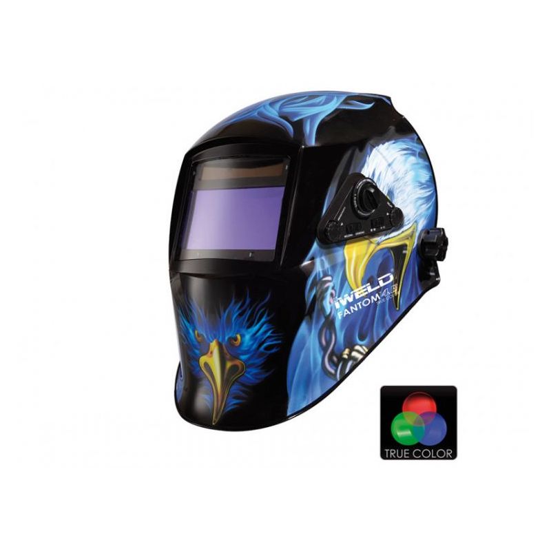 Iweld maska elektronska za zavarivanje IWELD FANTOM 4.6 LCD (blue-eagle) 8FNTM4BLUEAG