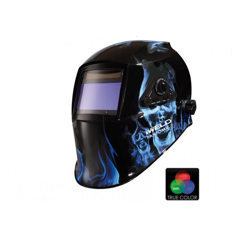 Iweld maska elektronska za zavarivanje IWELD FANTOM 4.6 LCD (blue skull) 8FNTM4BLUEINF Cijena