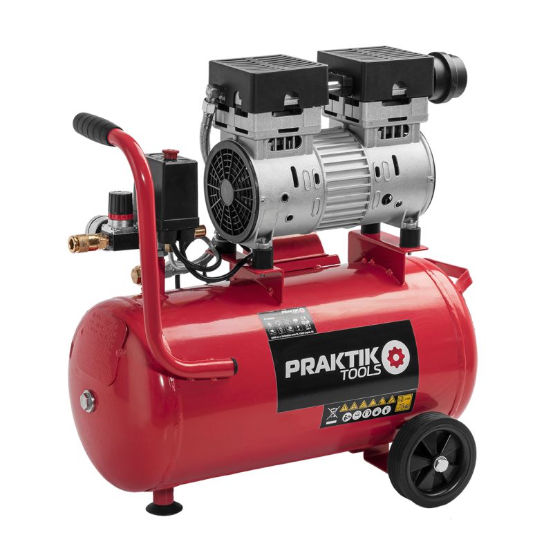 Kompresor tihi 24 l PRAKTIK PTQ124 *** 4 god. garancije*** Cijena