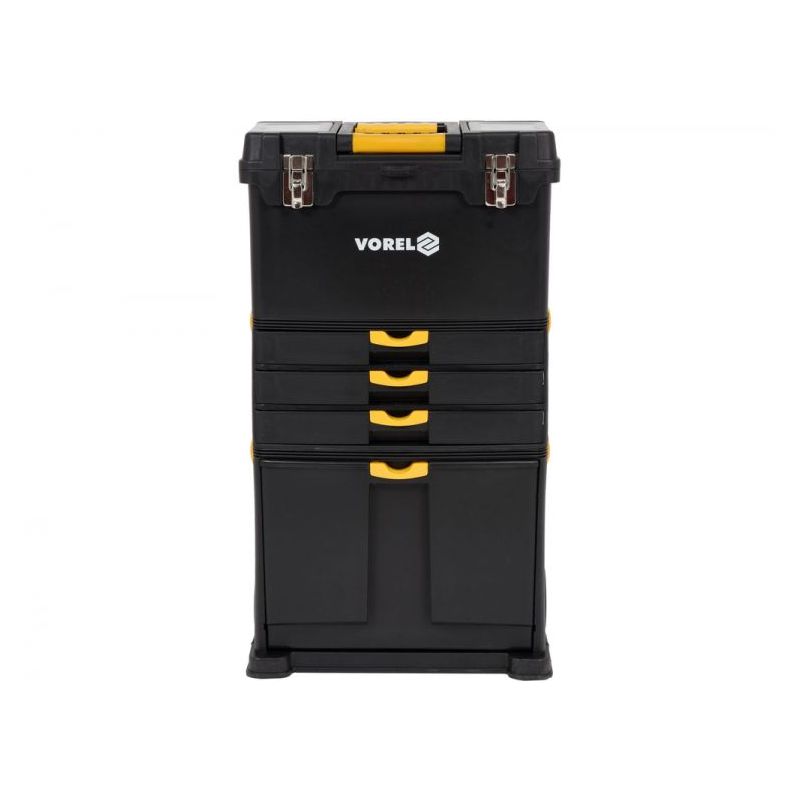 Kutija za alat na kotačima 45x28x82/104 cm VOREL T78736 Cijena