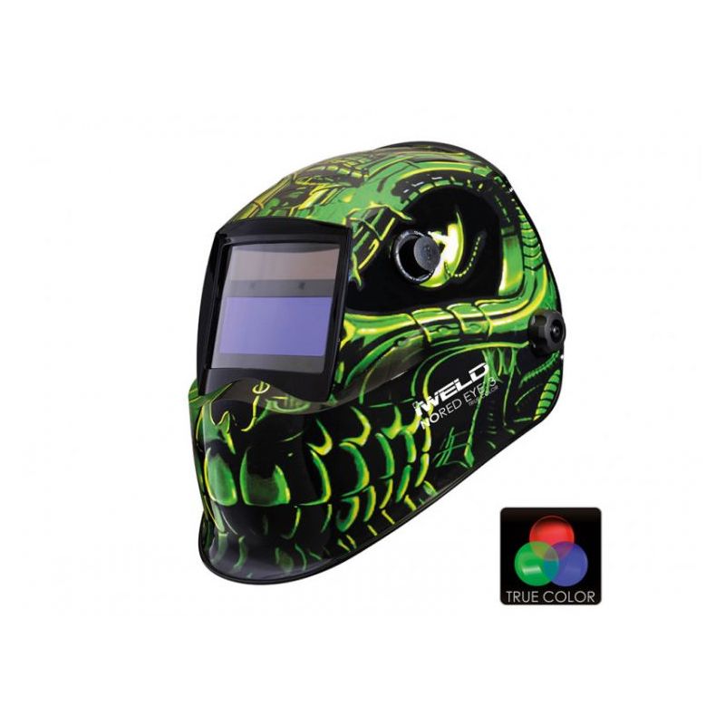 Iweld maska elektronska za zavarivanje NORED EYE 3 (green skull)