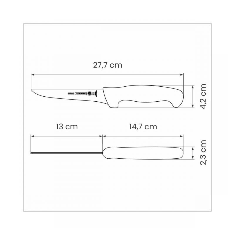 Mesarski nož TRAMONTINA PROFESSIONAL 24602/015 13 cm, plavi Cijena