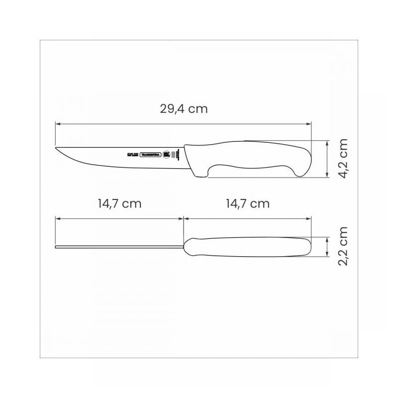 Mesarski nož za otkoštavanje TRAMONTINA PROFESSIONAL 24605/086 15 cm,  bijeli Cijena