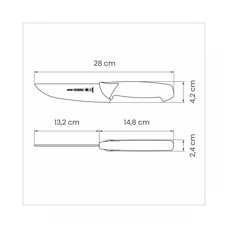 Mesarski nož TRAMONTINA PROFESSIONAL 24621/086 15 cm, bijeli Cijena