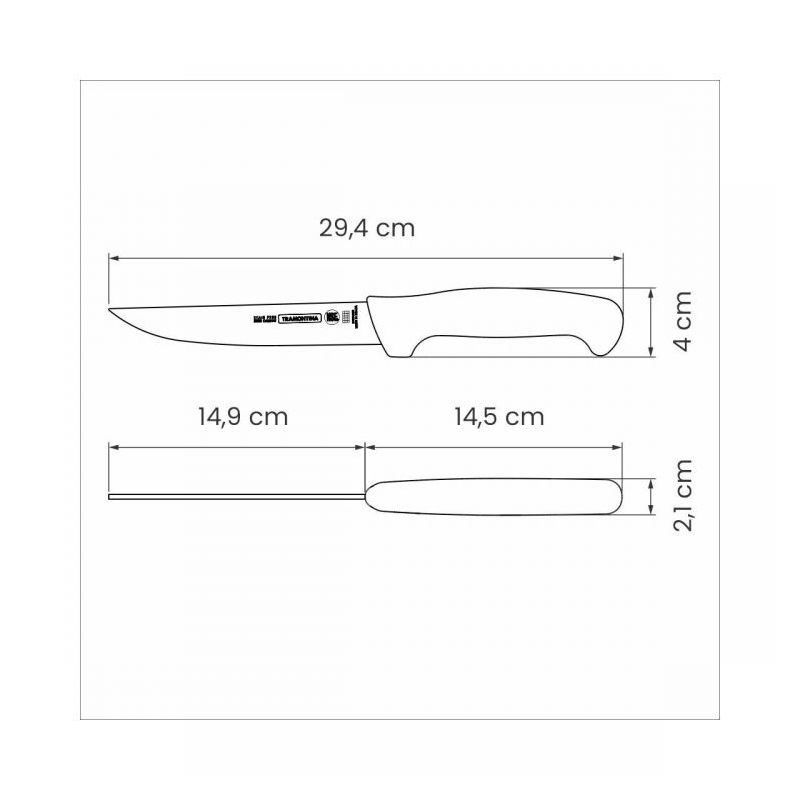 Nož za otkoštavanje TRAMONTINA PROFESSIONAL 24655/086 15 cm, bijeli Cijena