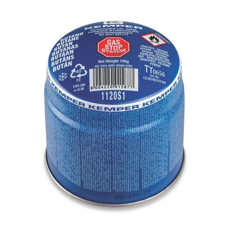 Plinska kartuša/patrona 190 gr Butan Stop Gas System KEMPER  Cijena