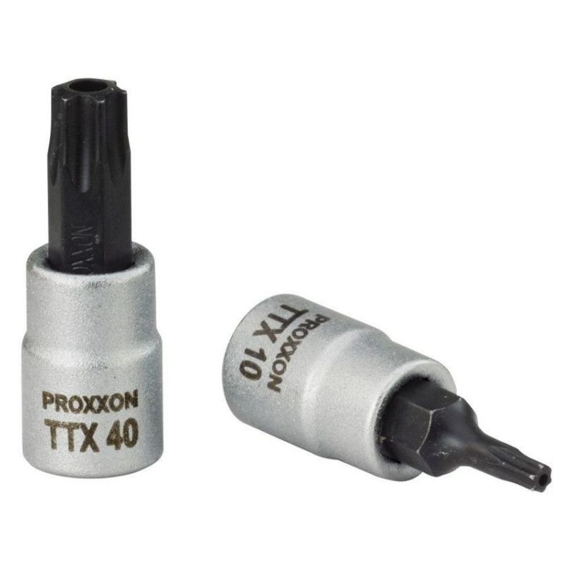 Proxxon nasadni ključevi TORX 1/4” TTX 5 - TTX 40 (TX sa rupom) Cijena