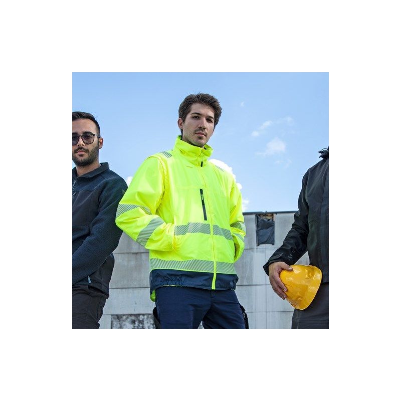 Signalizirajuća zaštitna jakna CETUS 2 u 1 žuta Cijena